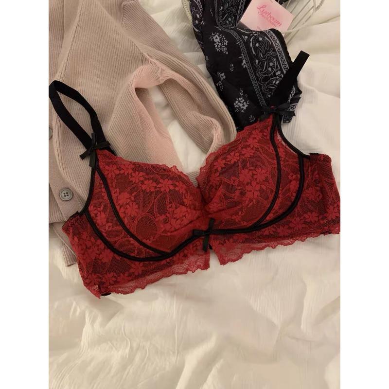 Girl Summer Sexy Lace Small Chest Gathers To Collect Assistant Breast To Prevent Drooping Adjust Type Underwear
