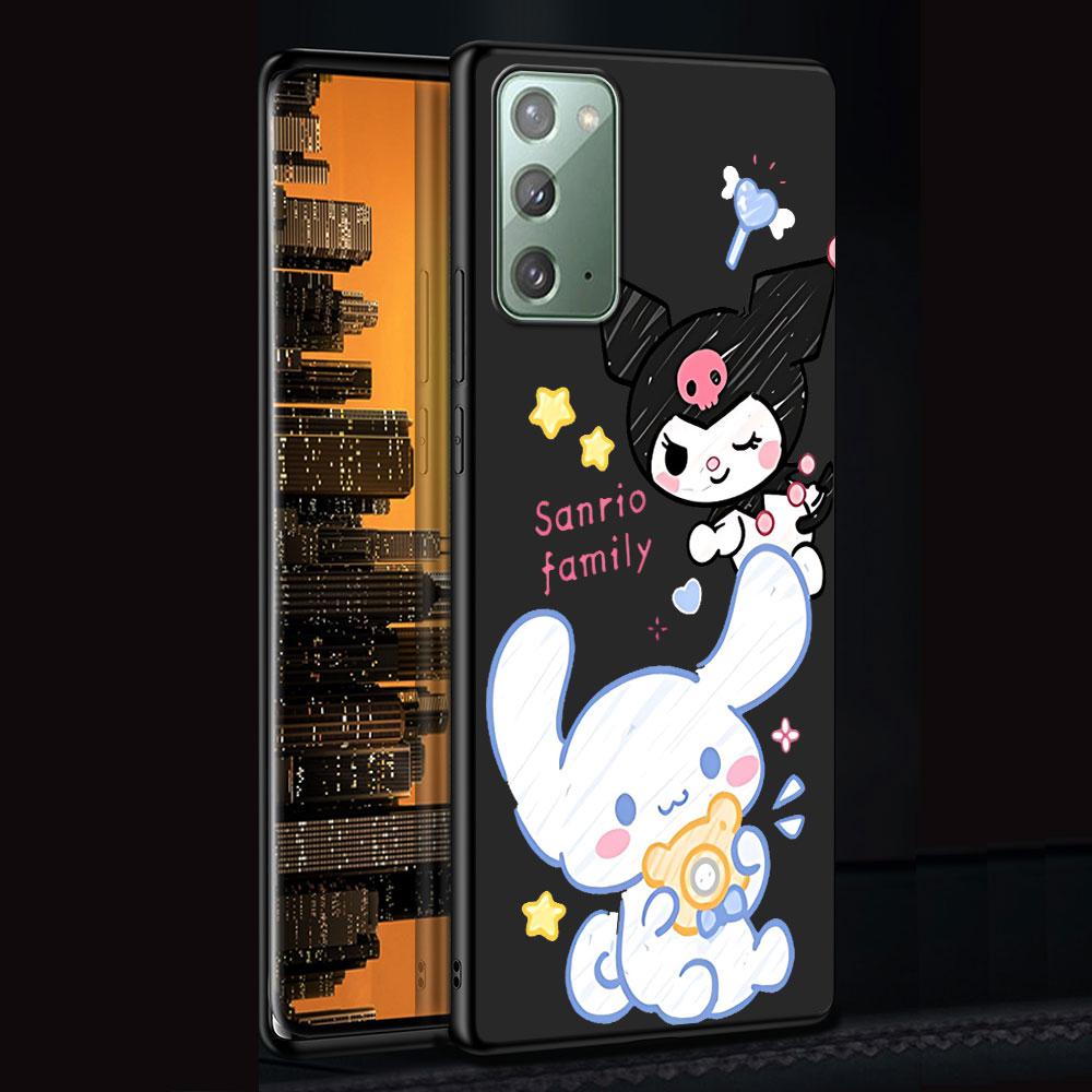 Cinnamoroll Kuromi Case for Samsung Galaxy Note 20 Ultra 10 Plus 9 8 TPU Phone Cover Note 10 Lite Soft Shell Funda Capa