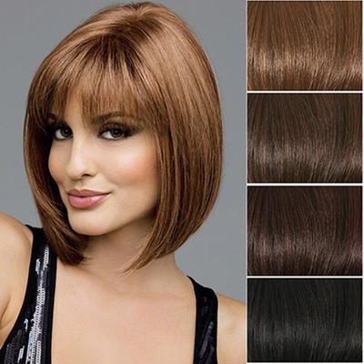 Women's Fashion Beauty Synthetic Wigs Bobo Short Straight Hair Cosplay Wigs Hair Accessories