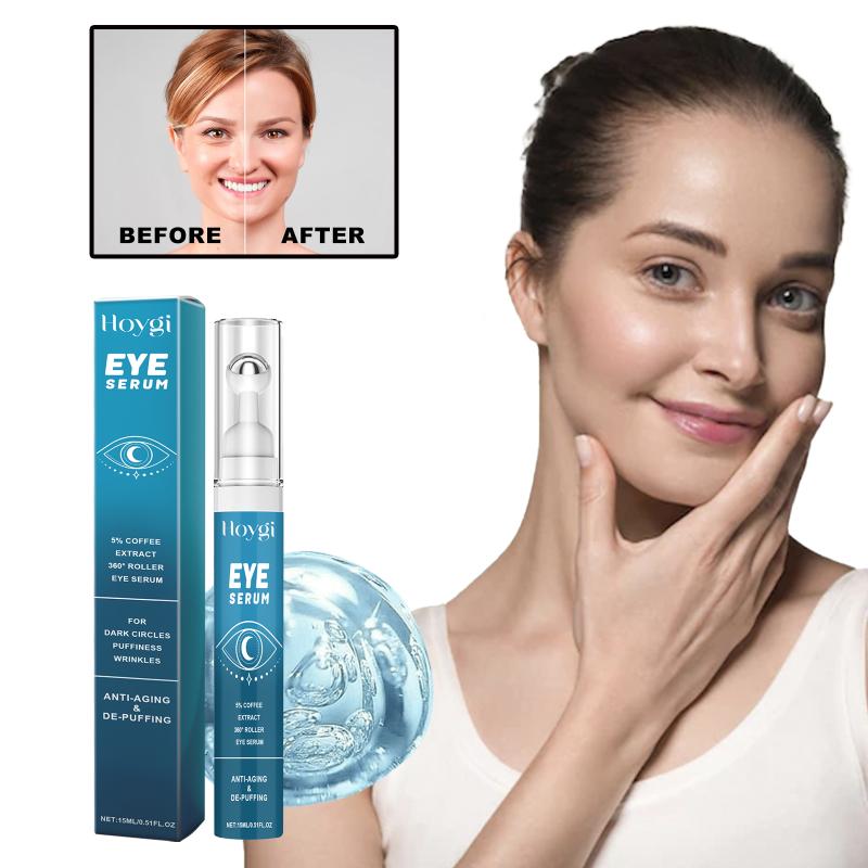 Eye Serum Nourishing Moisture Under Eye Roller Cream Massage Firming Serum For Dark Circles And Puffiness one size