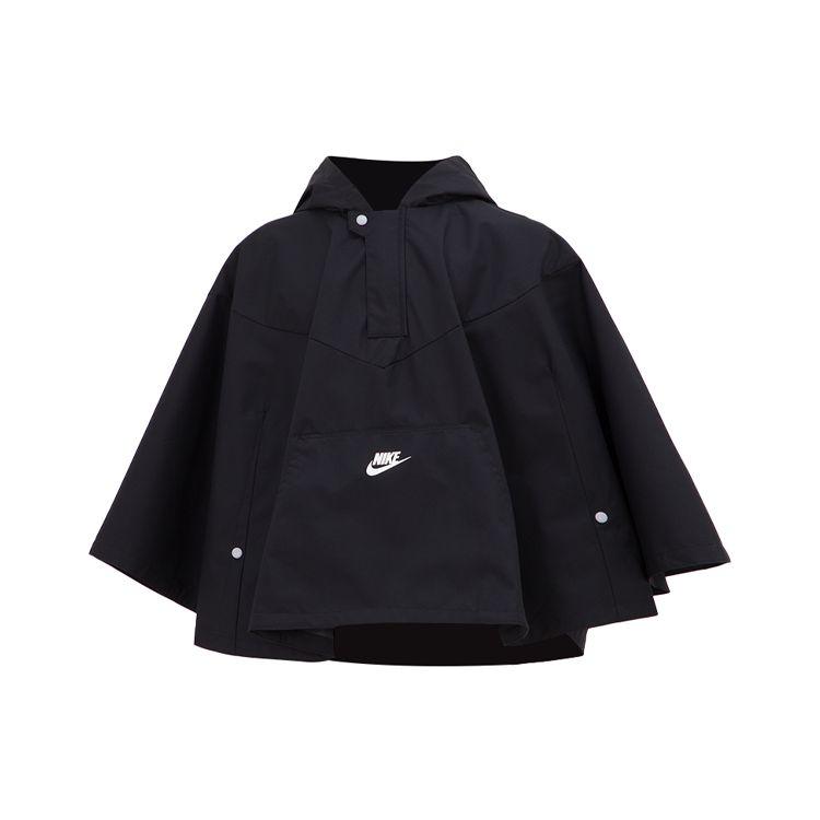 

Nike Sportswear Pack Loose Waterproof Hooded Jacket Kids Tops Black DM8527-010 M