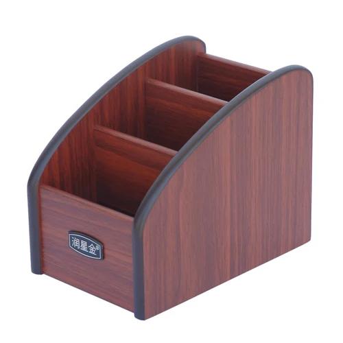 

Wooden Key Storage Box - Bedside Remote Control & Phone Stand, Creative Living Room & Hotel Desktop Organizer