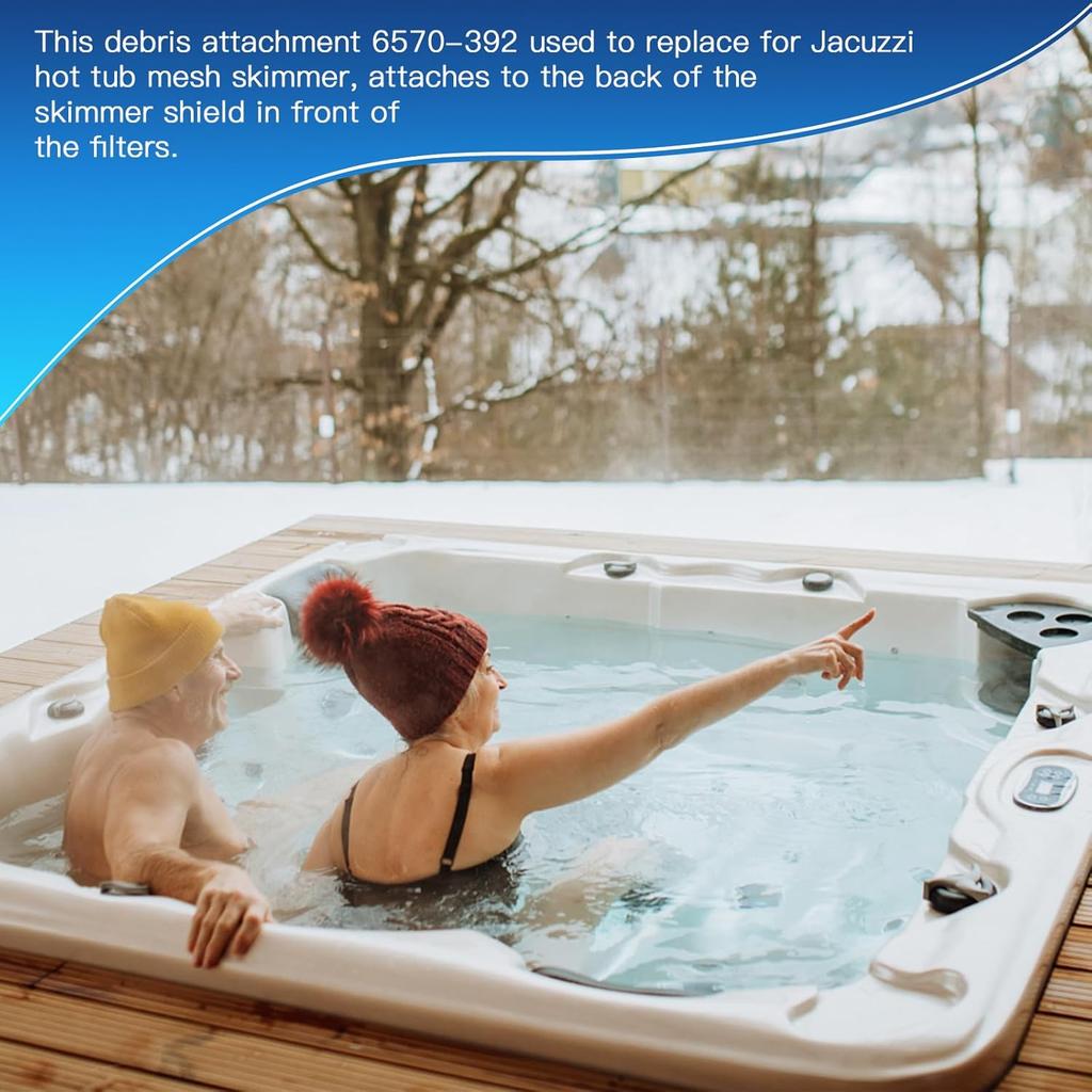 6570-392 Attachment Bag Replacement for Jacuzzi Hot Tubs, Debris Filter Net Bag for Jacuzzi 2002-2013 J-300, 2007+ J-270 J-280, 2008-2012 J-230,