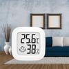 Lcd Electronic Digital Temperature Humidity Meter Thermometer Indoor Clock