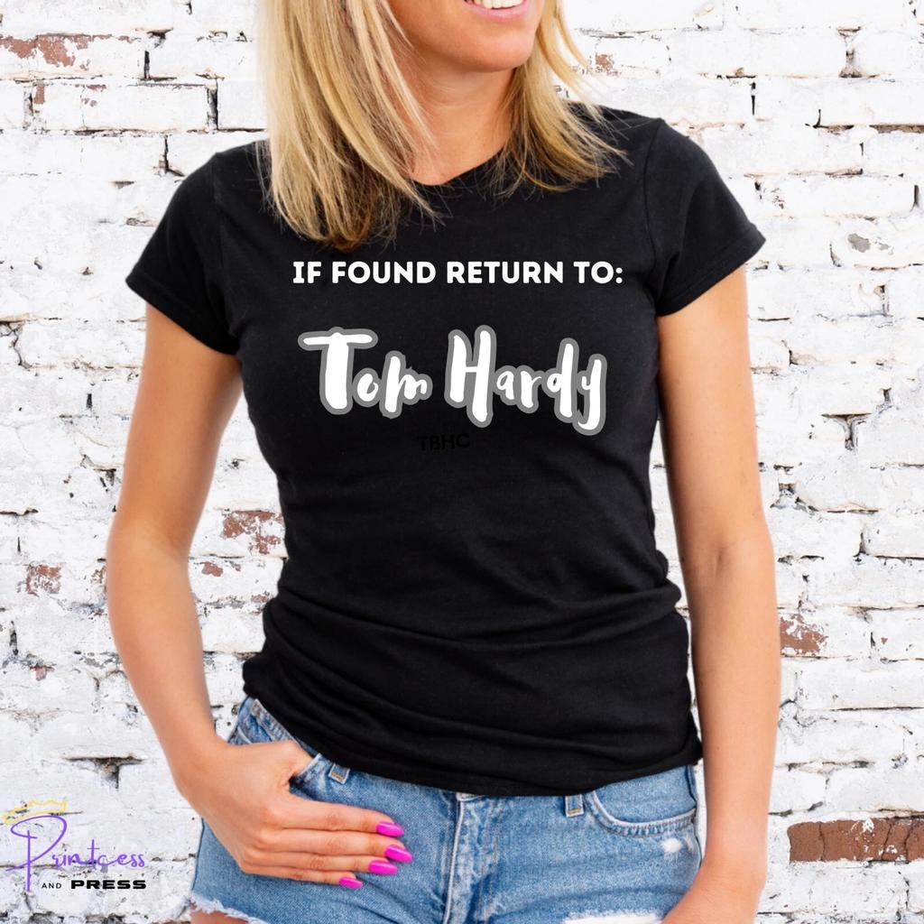 IF FOUND RETURN TO TOM HARDY T-SHIRT, TOM HARDY, Unisex/Lady Fit