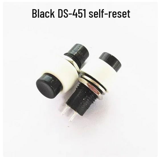 10MM DS-450/DS-451 Round Head Miniature Momentary Pushbutton Switch with Self-Reset and Self-Locking Features