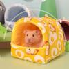 Hamster Print Hammock Sleeping Bed Hanging Bed Mat Cage Accessories Warm AntiScratch Tunnel Bed for Ferrets Squirrels