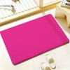 Solid color Floor Mat Bedroom Living Room Flannel Door Mat Non-Slip Home Decor