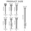Steel Chisel Head Multifunction Hammer Bit for Electric Demolition Hammers Suitable for Professional & Home Use