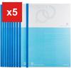 KOKUYO Posity Notebook, Semi-B5, B-Ruled, 30 Sheets, 10-Book Set, P3No-31BX10