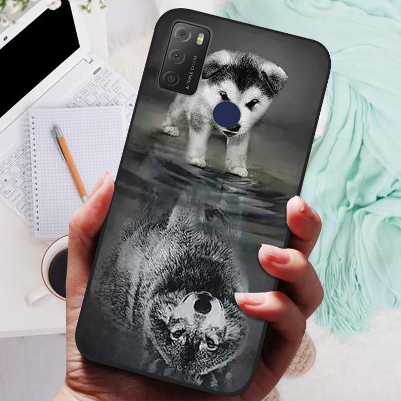 For TCL 20Y 6156D Case Silicone Shockproof Soft TPU Phone Cover For TCL 20Y 20E 6125F Funda for TCL20Y TCL20E Capa Cartoon Shell