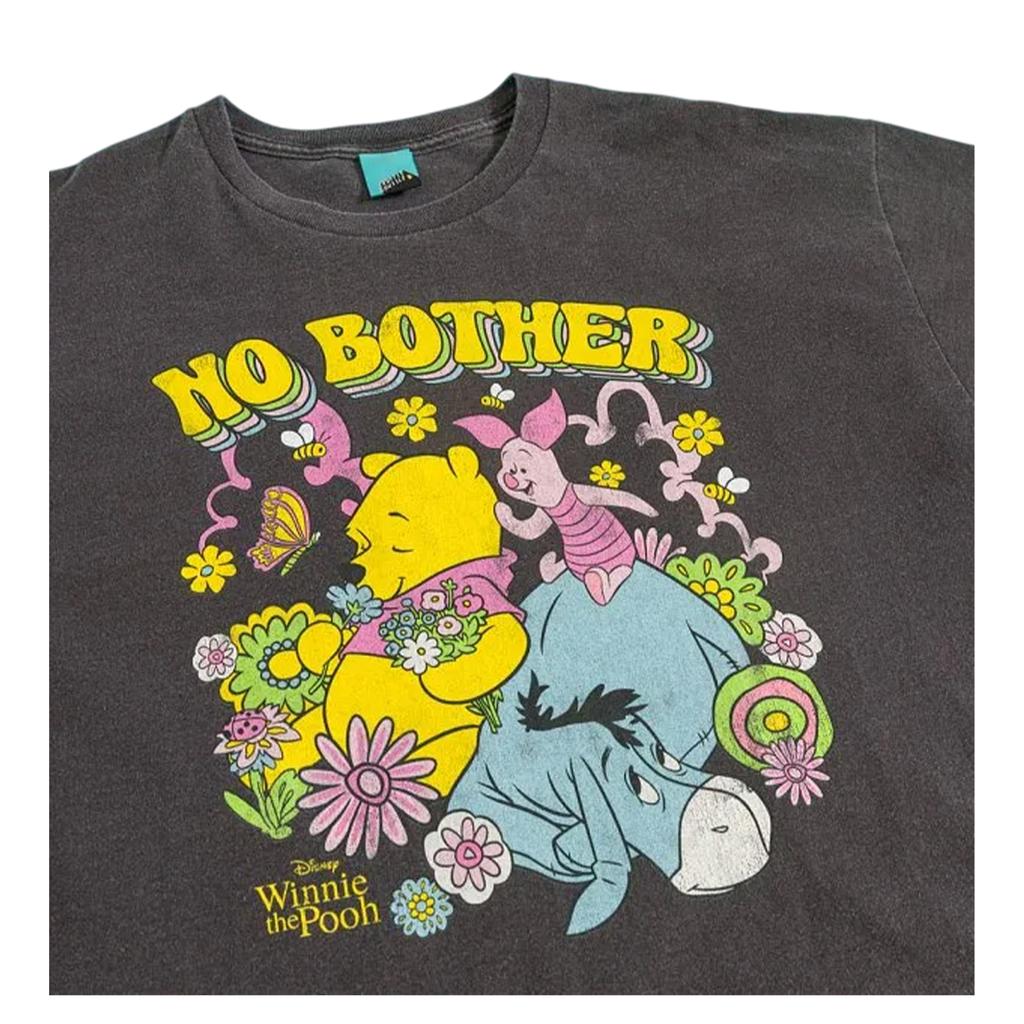 Winnie the Pooh Unisex Adult No Bother Vintage Wash T-Shirt