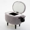 Solid Wood Creative Sheep Storage Stool Makeup Stool Living Room Change Shoe Bench Dressing Table Stool Storage Sofa Stool