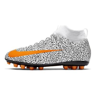 Mercurial Superfly 7 JR Assassin 13 Academy AG Artificial Ground Anti-Slip Shock Absorption Durable Mid-Top Soccer Shoes CK0113-180