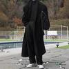 Men's Double-Breasted Wool Coat - British Korean Style, Mid-Length, Autumn/Winter Fashion