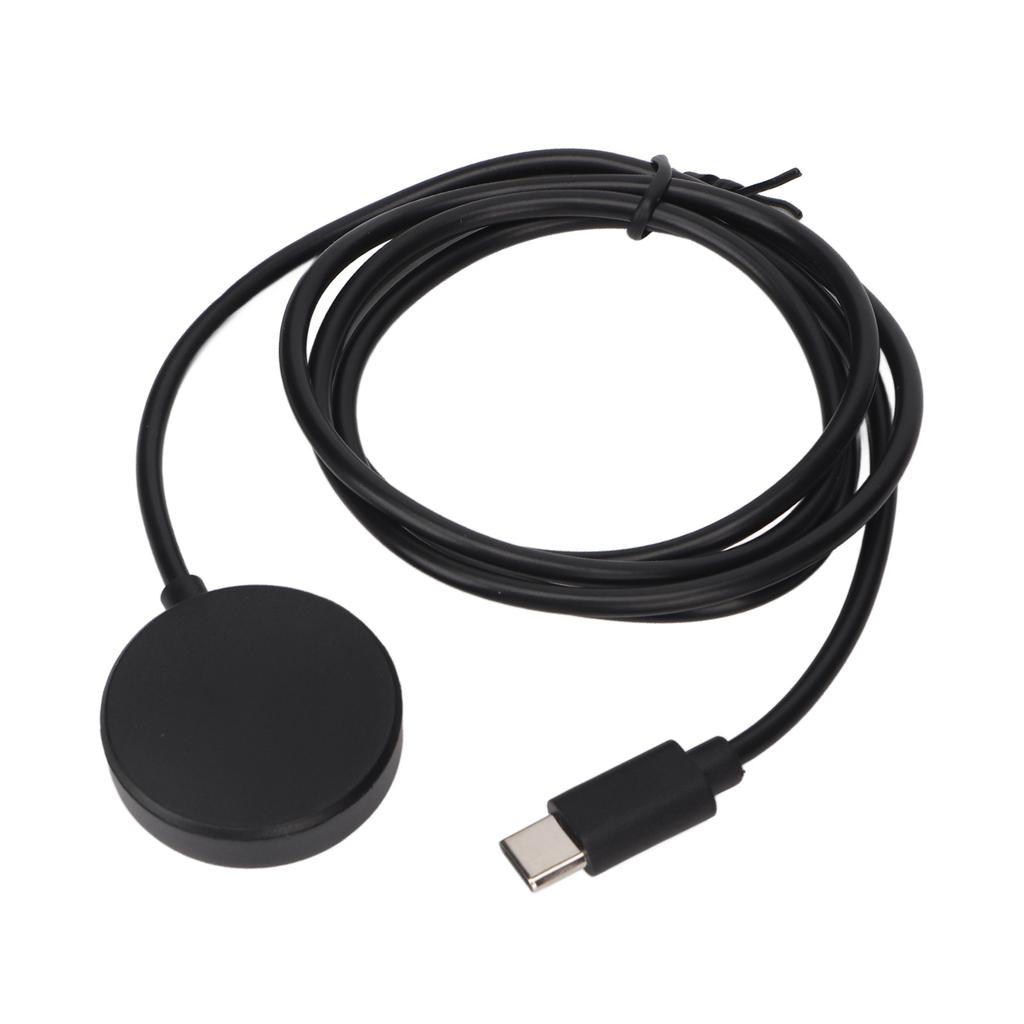 Smart Watch Charger Magnetic USB C with 3.3ft Cable Black Smartwatch Charging Dock for Samsung Galaxy Watch 5 Pro