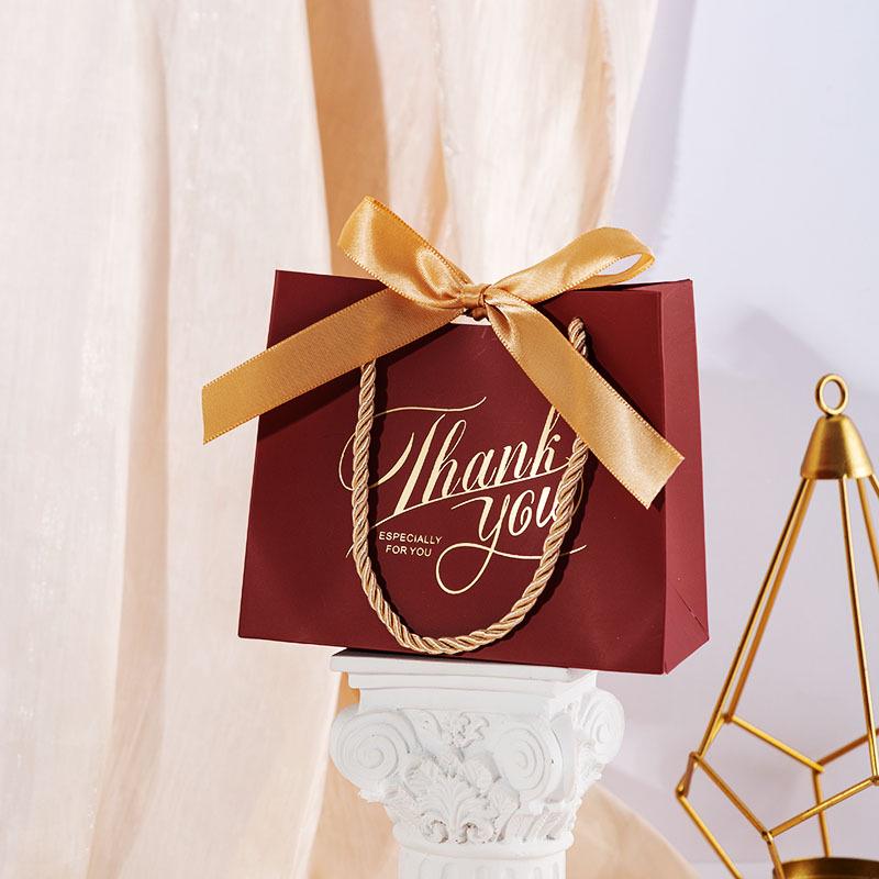 Cross-Border Wedding Favor Gift Bag - Creative Fresh White Candy Box Packaging