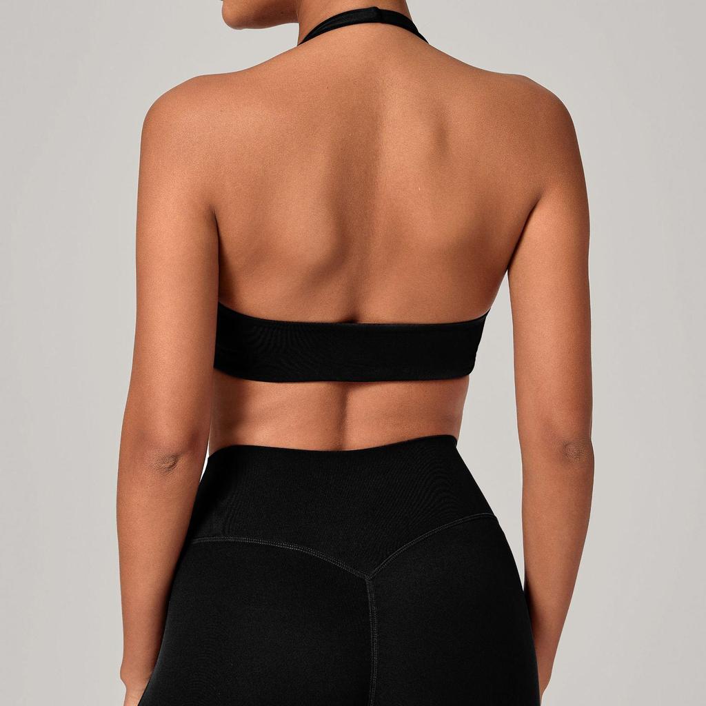 Cross-Border Sports Breathable Yoga Bra - Hanging Neck, Beautiful Back, Outdoor Running & Fitness Top