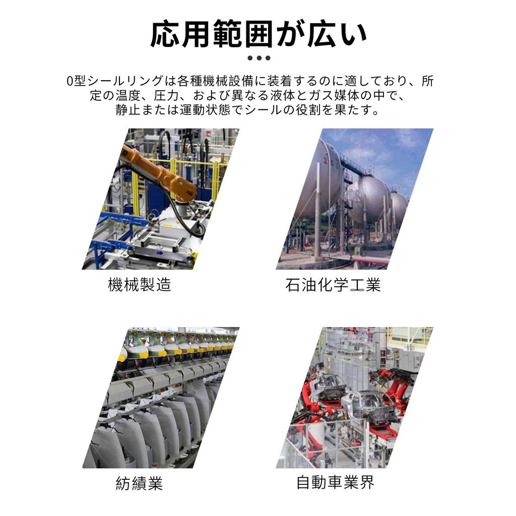 AAGWW 40 PCS 2mm x 4mm x 1mm O Ring Nitrile Rubber Ring Heat