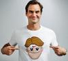 Roger Federer tennis emoji t-shirt