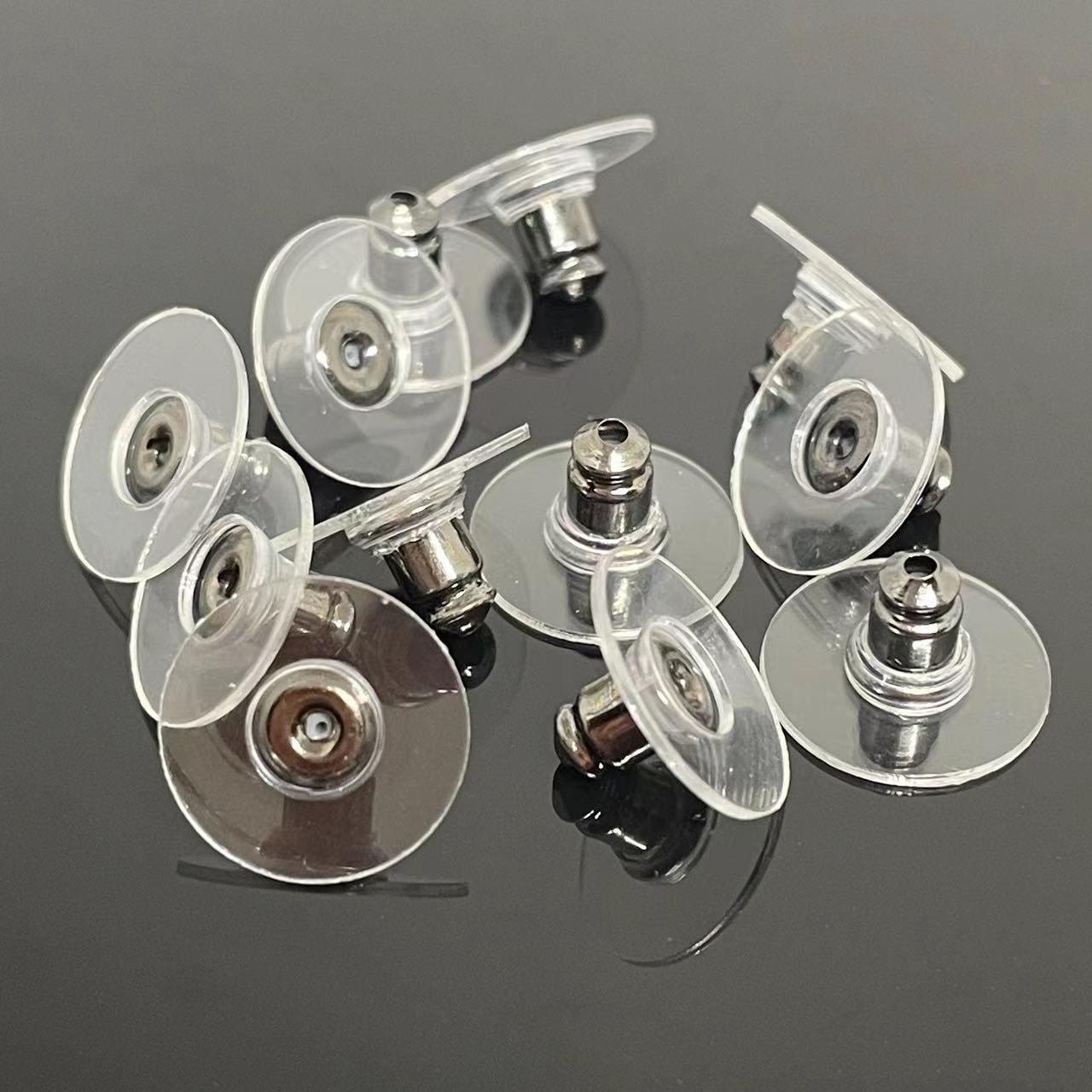 

Медные гальванизированные пулевидные заглушки и гвоздики с сохраняющим цвет дизайном «летающая тарелка» для DIY аксессуаров для серег. 11.5*6.2 Small Saucer Plug