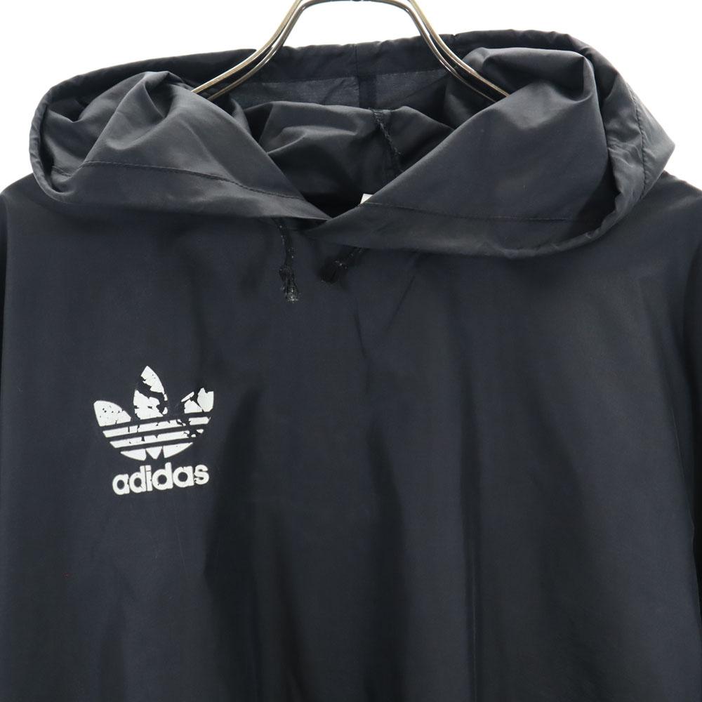 adidas 80s Made in Japan, made by Descente, vintage Trefoil logo training Long sleeve Nylon Windbreaker Men's Used