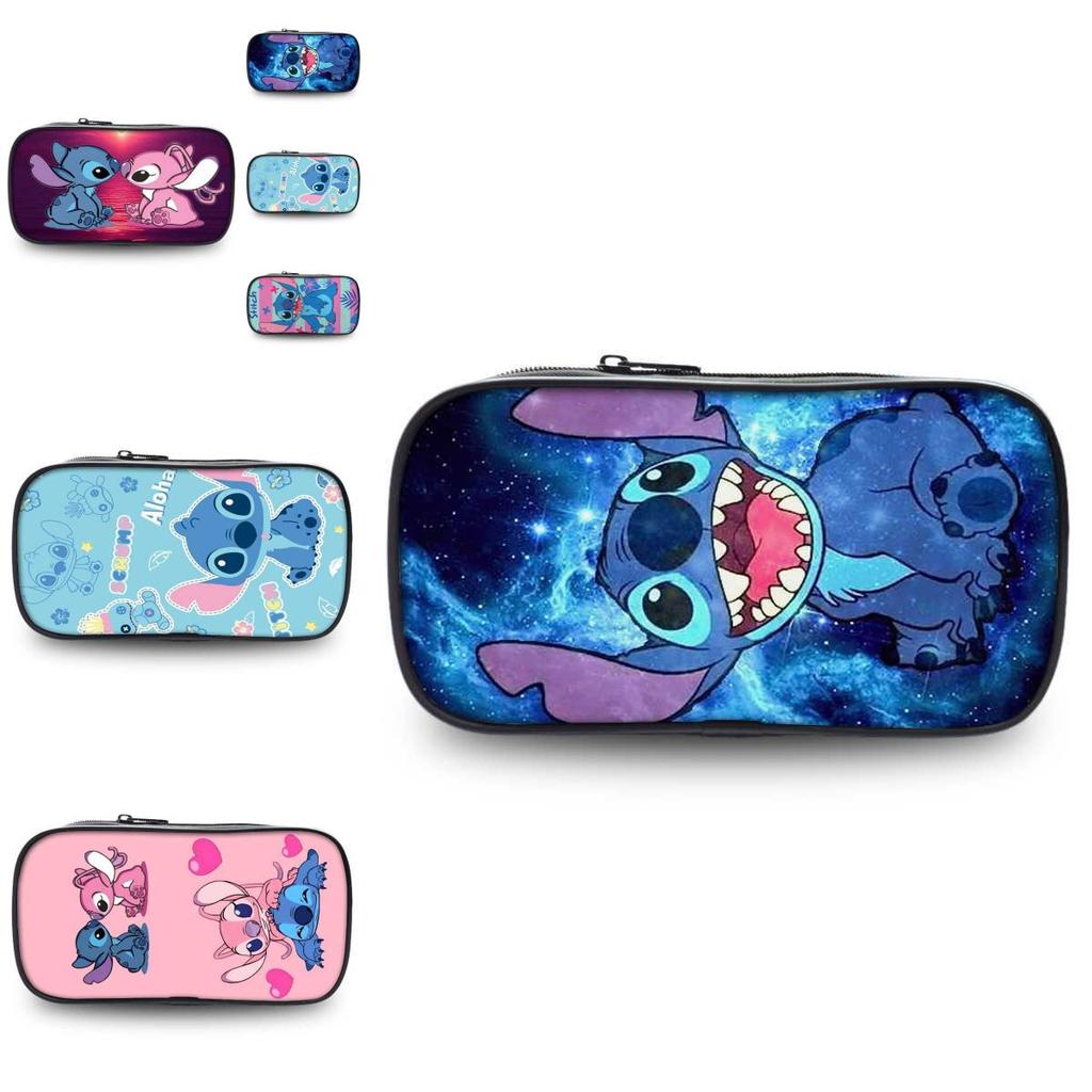 Adorable Stitch Student Single Layer Pencil Case Cute Cartoon Stationery Storage Bag