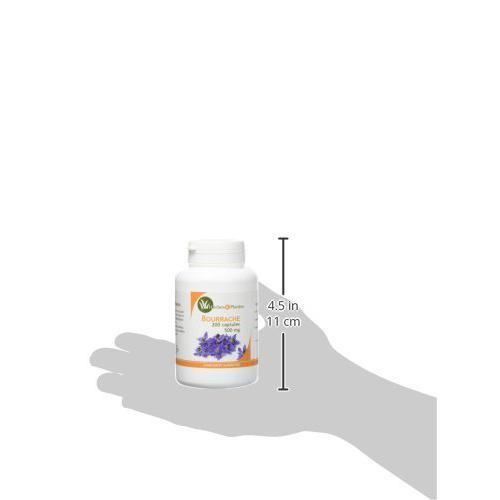 Herbes et plantes bourrache 200 capsules 500 mg - hbbourrachecaps200