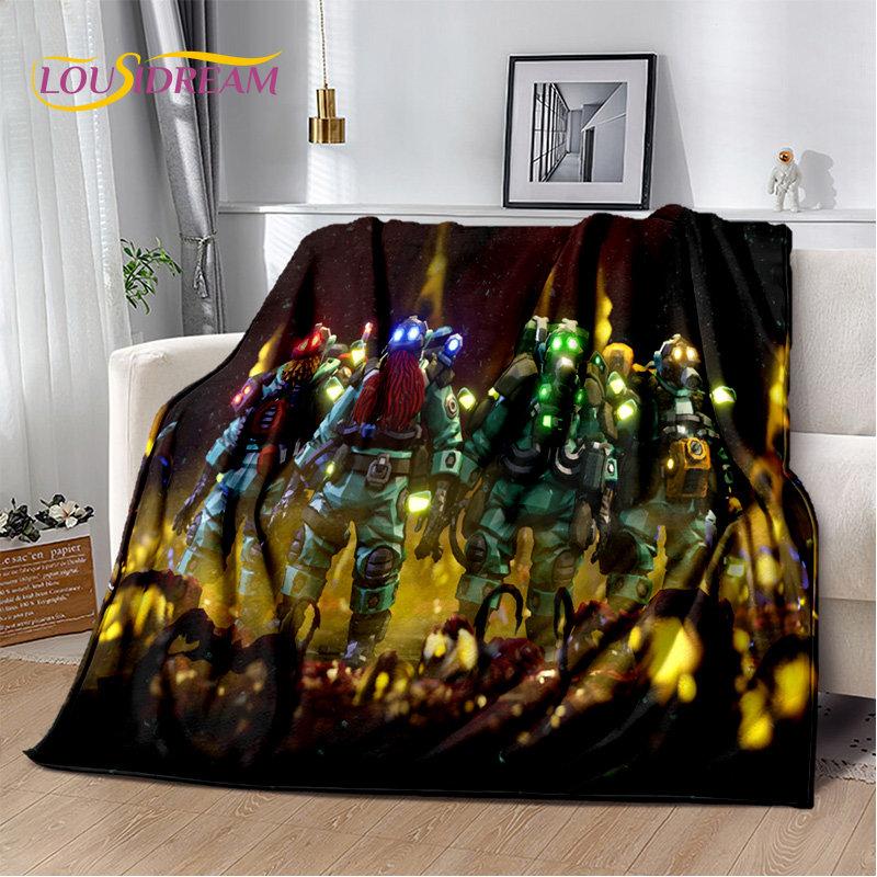 DRG Deep Rock Galactic Game Gamer Soft Plush Blanket,Flannel Blanket Throw Blanket for Living Room Bedroom Bed Sofa Picnic Cover