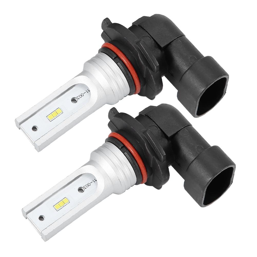 2pcs 72W 6000K White LED Fog Light Bulbs, Super Bright Decoding Car Hdlight Bulbs with Aluminum and Design, for 9145