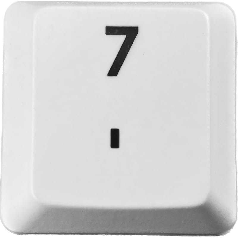 

logitech G913/G913TKL/G813 replacement keycaps [Sold as 1 piece] (Compatible with luminescence) [BERGBUCH] (7, White)