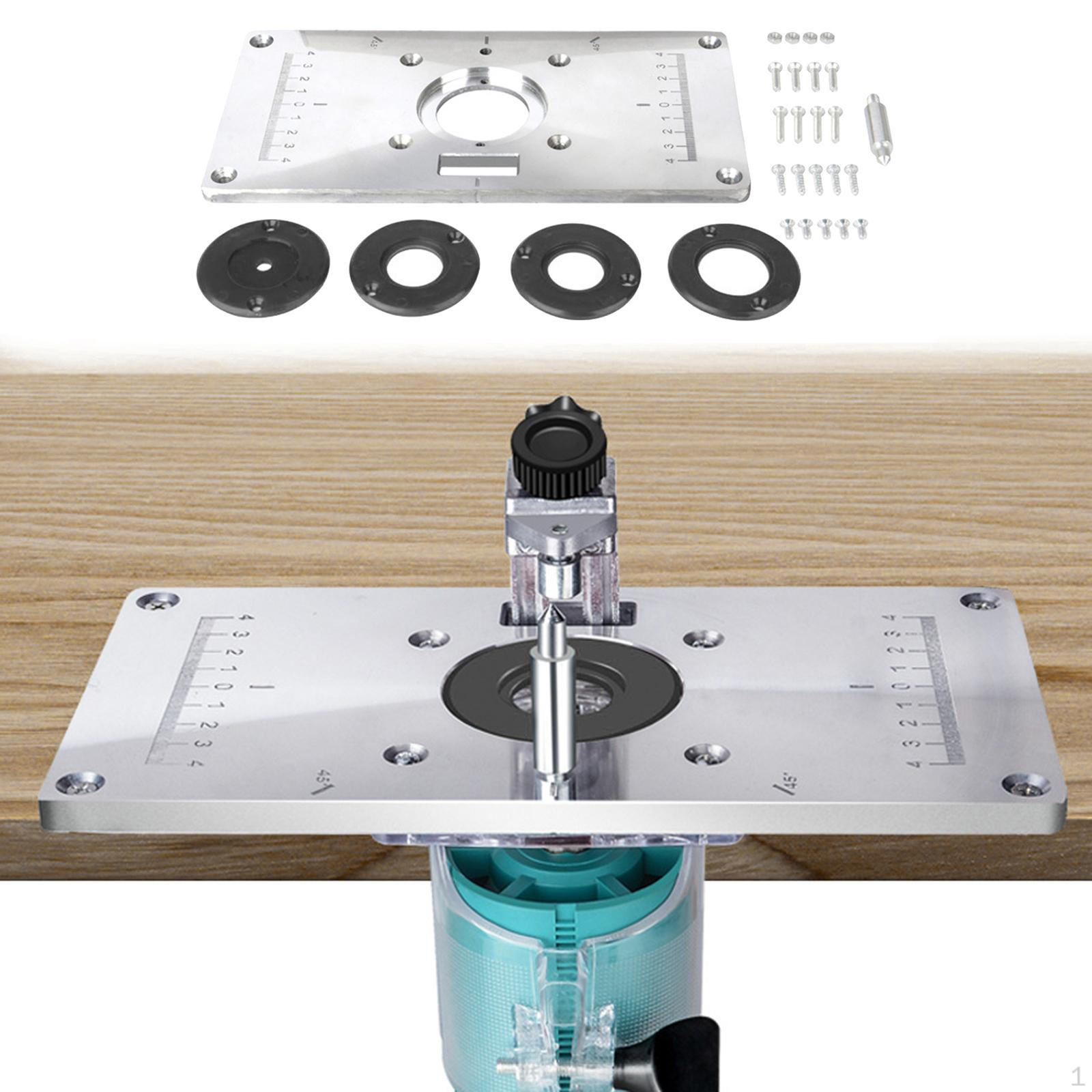 

Фрезерный стол вставка пластина обрезной станок доска с 4 шт. для деревообработки