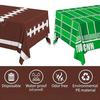 Rugby Party Theme Birthday Tablecloth Set - Disposable Decoration