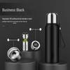 Shaqee Outdoor 1000ml Black Smart Temp Stainless Steel Vacuum Flask
