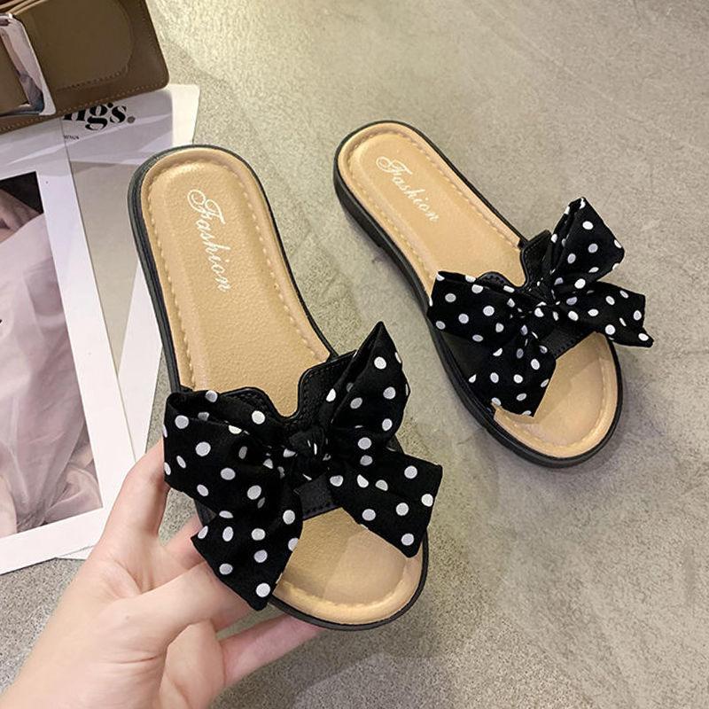 

Модные женские тапочки 2024 года в стиле банта, женские шлепанцы, качественные женские сандалии Sllides Tranparwnt по низкой цене 40-41 чёрный