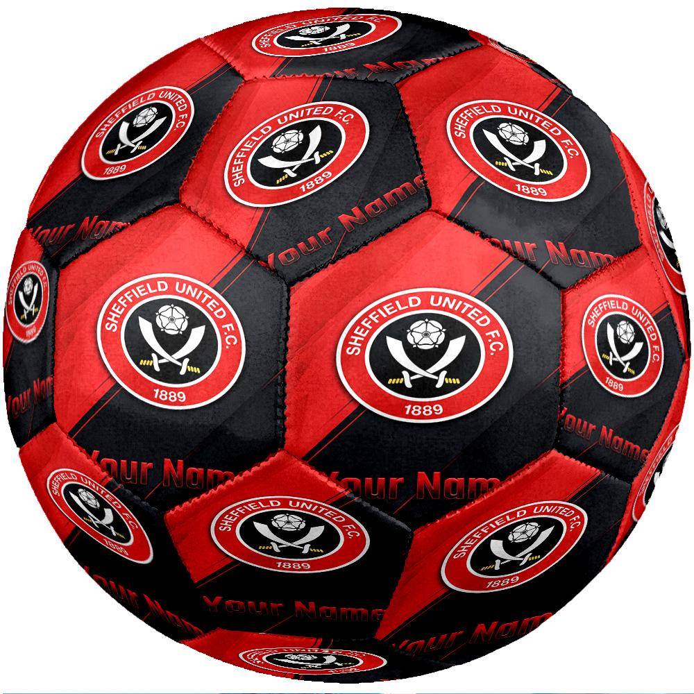 Sheffield United FC Fashion Size 5 Football Wearproof Non‑Slip Soccer Ball For Sports Training Entertainment Use