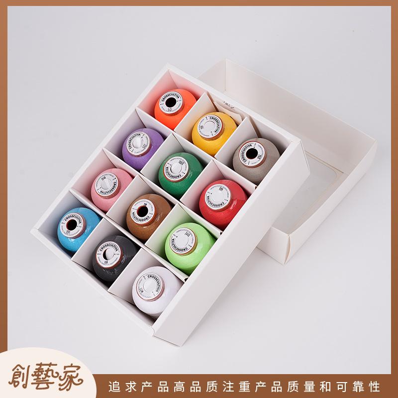 1100 ярдов высокоскоростная полиэфирная нить 402 швейная нить 12 цветов бытовая швейная нить ручная шитье маленькая нить тонкая нить двухжильный набор