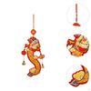Cartoon Chinese Year Blessing Hanging Decoration Bell Pendant Lightweight Lunar