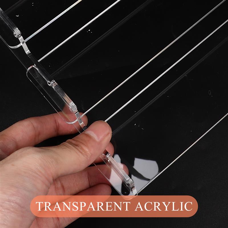 3/5 Layers Acrylic Display Stand Anime Figures Display Rack Cupcake Shelf Desserts Holder Perfume Organizer