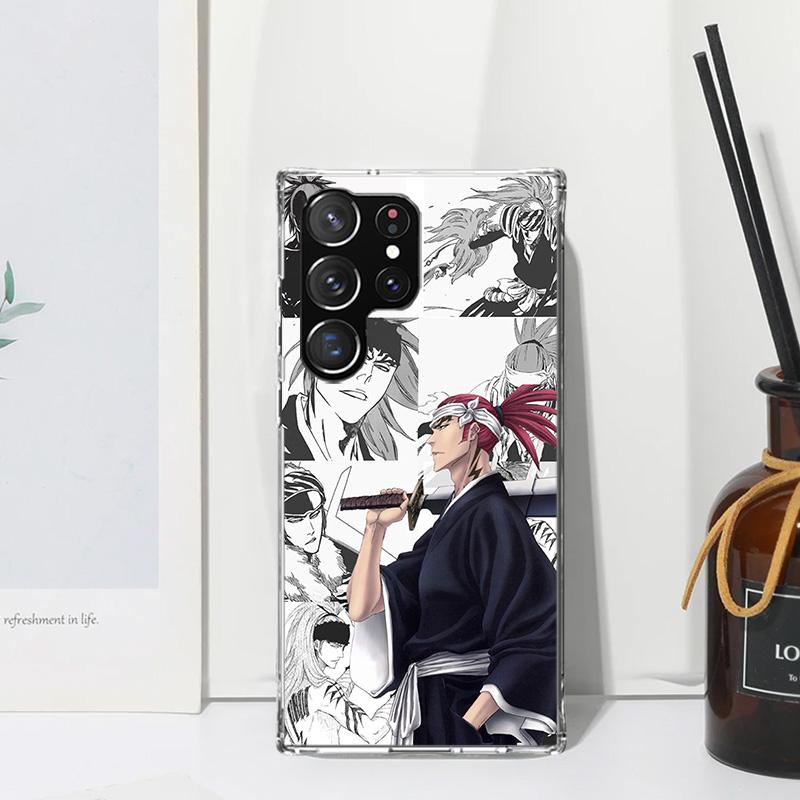 Ichigo Kenpachi Bleach Anime Phone Case For Samsung Galaxy S25 S24 S23 S22 Ultra S21 FE S20 Plus S10 + S10E Art Fundas Back Cove