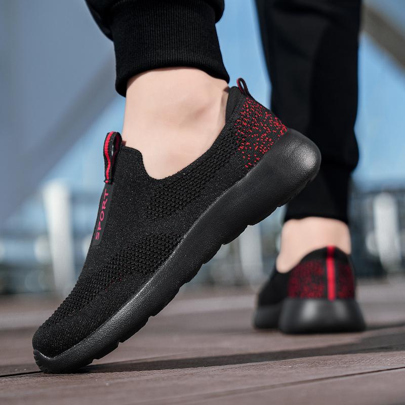 Mesh Sneakers Breathable Shoes for Men Casual Sports Shoes Comfortable Walking Shoes Simple Shoes for Men