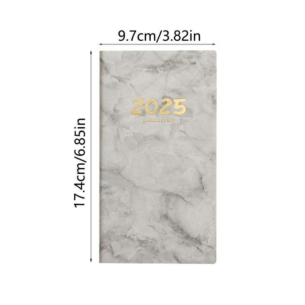 Wear-resistant 2025 Daily Planner Thick Paper Personal Journal Premium Lined Notebook  Work