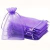 20Pcs Lavender Pattern Drawstring Mesh Bags Dried Flower Herbs Spices Storage Bag Odor-Eliminating Breathable Fragrance Pouches