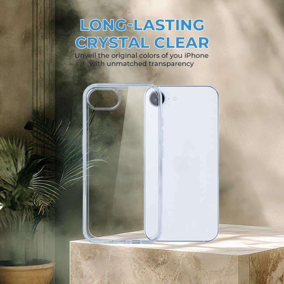 phone Case Silicone Gel Protective Slim Bumper Soft Phone Cover - Crystal Clear Transparent