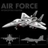 Building Blocks Aircraft Series J-20 J-15 Fighter Military Boys Assembling Toys