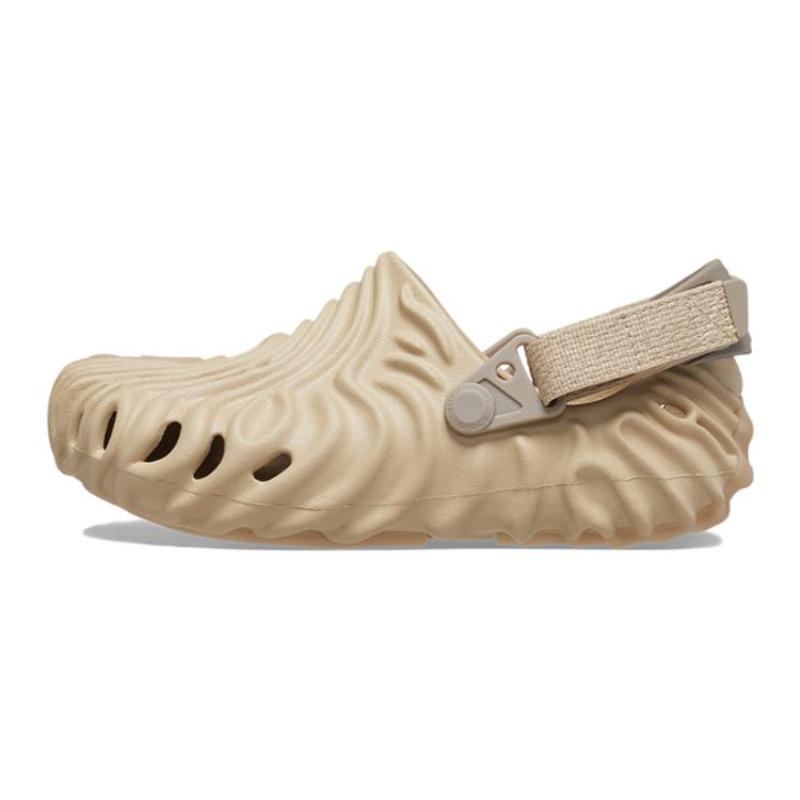 

Crocs Comfort Shock Abrasion Resistant Low Top Kids Casual Shoes Beige Children s Model 35 бежевый