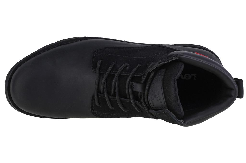 Levi's Jax Plus, pantofi negri cu șireturi pentru bărbați