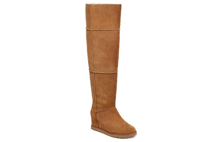 UGG Classic Femme Otk Suede Knee High Boots Women's Chestnut 1104610-CHE
