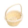 Multi Functional Storage Basket Wicker Flower Basket with Handles Handwoven Baskets Versatile Decoration Thoughtful Gift