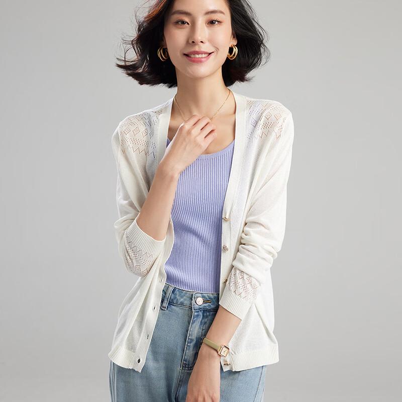 Women's Summer Loose Knit Hollow Out Cardigan